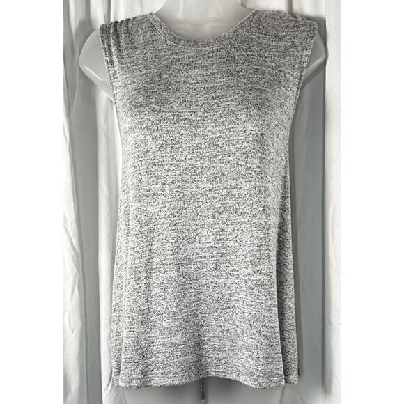 GAP Slub Swing Tank Top Gray S athleisure loungewear minimalist 88-29 - Picture 7 of 13